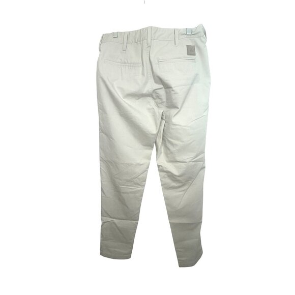 Adidas Men’s Pants 30 x 34 Light Beige Cargo Pocket Logo Pleated Pockets Loops - Picture 7 of 16